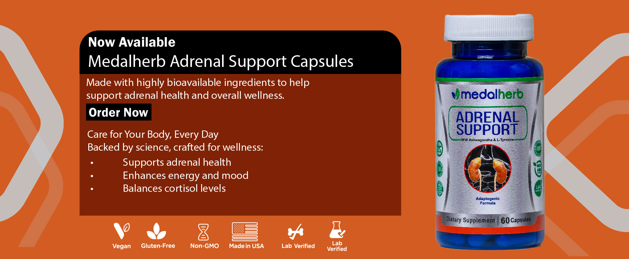 Medalherb Adrenal Support Capsules Cover
